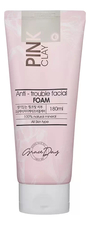 Grace Day Пенка для умывания с розовой глиной Pink Clay Anti-Trouble Facial Foam 180мл
