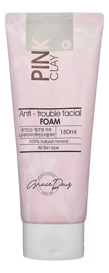 

Пенка для умывания с розовой глиной Pink Clay Anti-Trouble Facial Foam 180мл