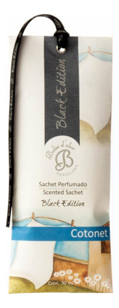 Ароматическое саше Black Edition Cotonet 50г ароматическое саше black edition white musk 50г