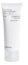 Celimax Солнцезащитный легкий крем с контролем жирности Oil Control Light Sunscreen SPF50+ Pa++++ 40мл