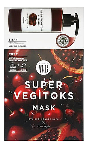 

Осветляющая система для лица Super Vegitoks (гель 3г + тканевая маска 25мл)