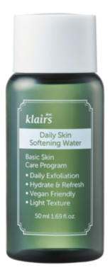 

Отшелушивающий тоник для лица Daily Skin Softening Water: Тоник 50мл, Отшелушивающий тоник для лица Daily Skin Softening Water