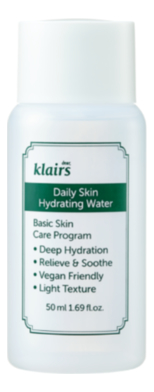 Увлажняющий тонер для лица Daily Skin Hydrating Water: Тонер 50мл