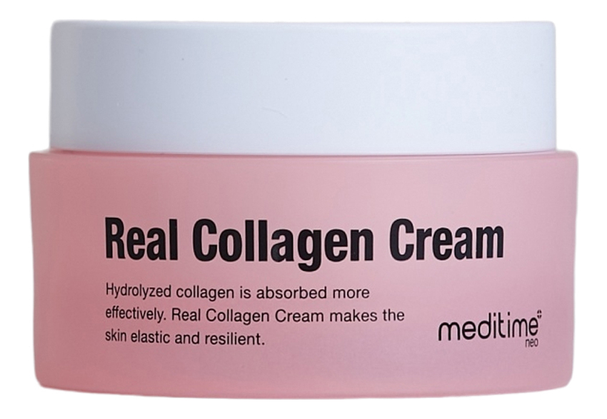 Meditime крем для лица с коллагеном real collagen cream 50мл - купить в ...