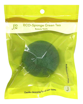 

Спонж конняку ECO Sponge Green Tea