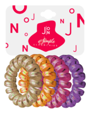 J:ON Резинки-пружинки для волос Simple Scrunchies 4шт