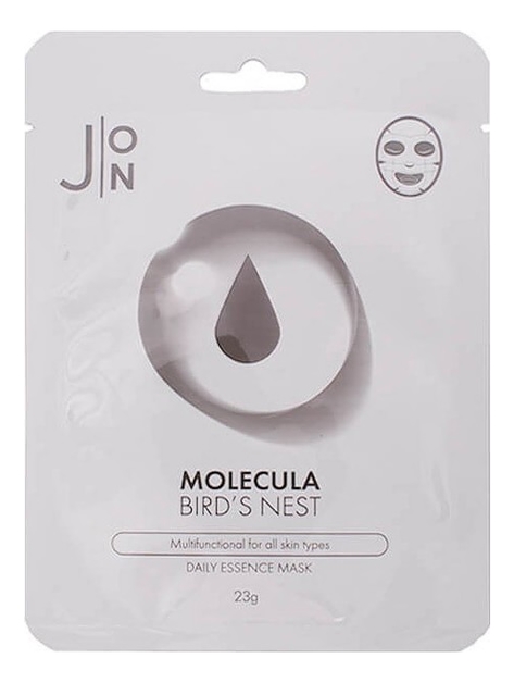 

Тканевая маска для лица Molecula Bird's Nest Essence Mask: Маска 23мл, Тканевая маска для лица Molecula Bird's Nest Essence Mask