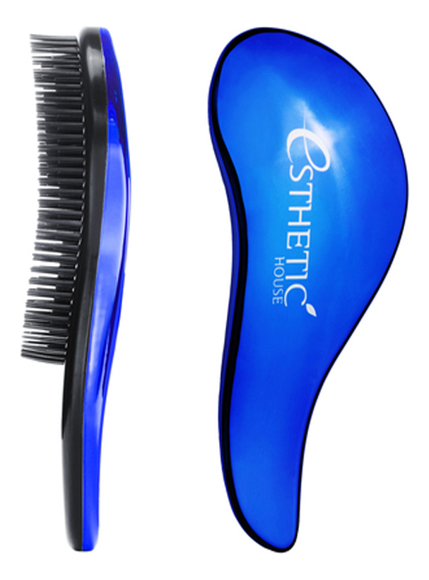 Расческа для волос синяя Hair Brush For Easy 1шт
