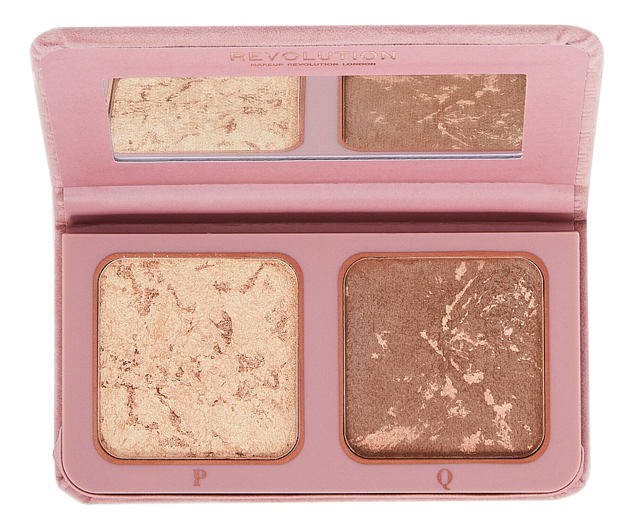 Палетка для контурирования лица Maffashion Face Duo Oman Desert 8,4г: Malibu Sunset Diary