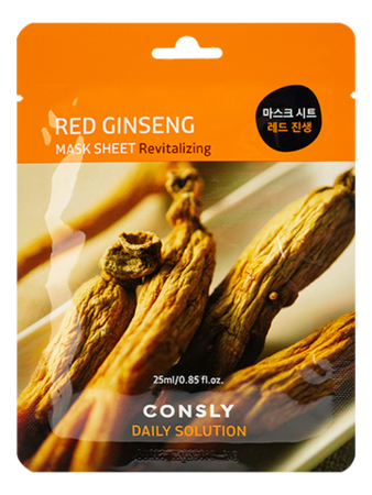 

Тканевая маска для лица с экстрактом красного женьшеня Daily Solution Red Ginseng Mask Sheet 25мл: Маска 1шт, Тканевая маска для лица с экстрактом красного женьшеня Daily Solution Red Ginseng Mask Sheet 25мл