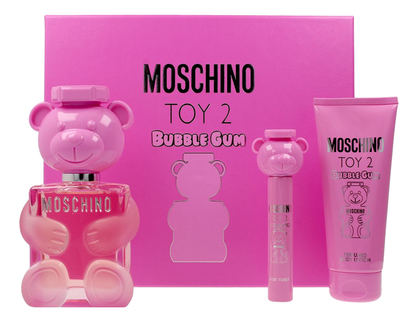 

Toy 2 Bubble Gum: набор (т/вода 100мл + лосьон д/тела 100мл + т/вода 10мл), Toy 2 Bubble Gum