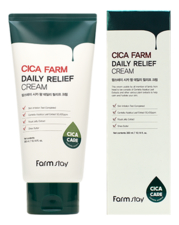 Farm Stay Успокаивающий крем с экстрактом центеллы азиатской Cica Farm Daily Relief Cream 300мл