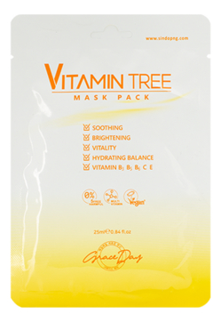 Тканевая маска для лица с витаминами Vitamin Tree Mask Pack 25мл
