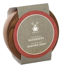 Muehle Твердое мыло для бритья в деревянной чаше Skin Care Sandalwood Shaving Soap 65г (сандал)
