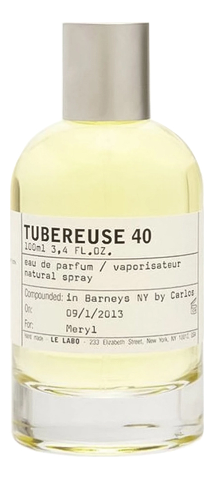 Tubereuse 40: парфюмерная вода 100мл pg17 tubereuse couture парфюмерная вода 100мл