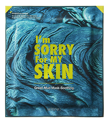 

Тканевая маска для лица на основе зеленой глины Green Mud Mask Soothing 18мл