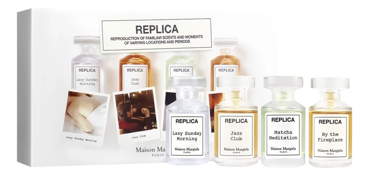 

Set Replica Men: набор 4*7мл (Jazz Club + Lazy Sunday Morning + Matcha Meditation + By the Fireplace), Set Replica Men
