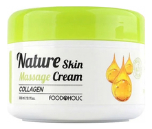 FoodaHolic Массажный крем для лица и тела с коллагеном Nature Skin Massage Cream Collagen 300мл