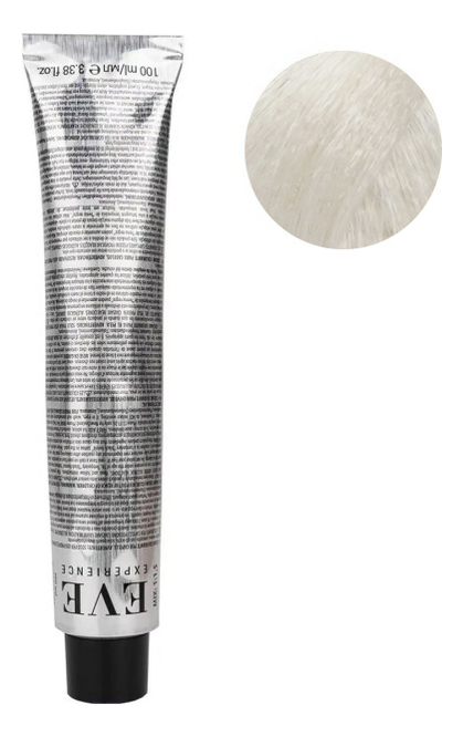 

Крем-краска для волос Eve Experience Color Cream 100мл: 11.02 Платиновый блондин жемчужный, Крем-краска для волос Eve Experience Color Cream 100мл