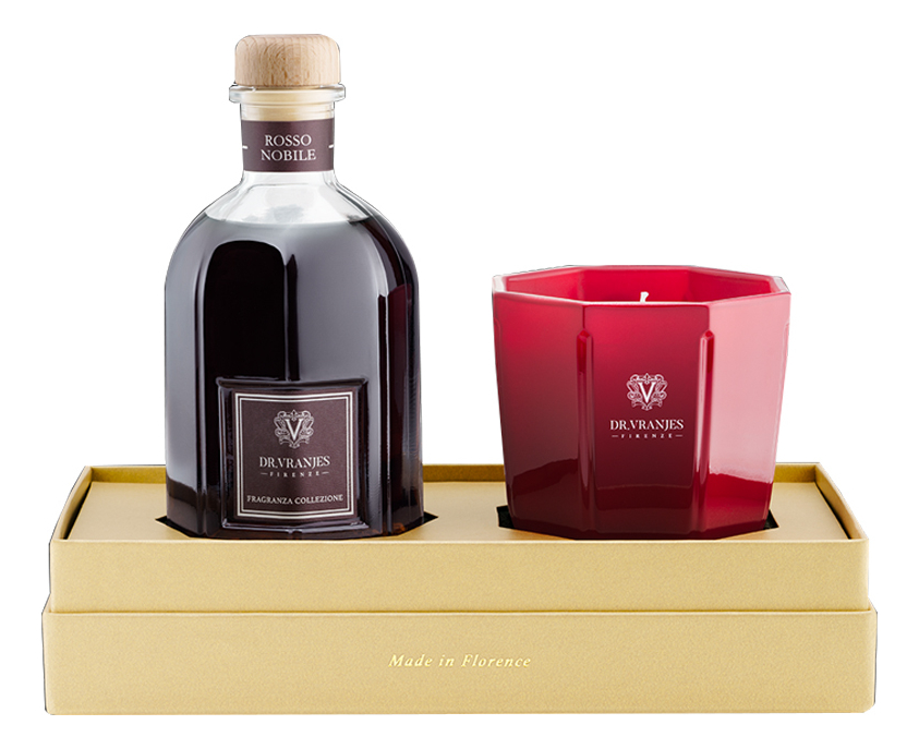

Dr. Vranjes Rosso Nobile: набор для дома (дифуззор 250мл + свеча 200г), Dr. Vranjes Rosso Nobile