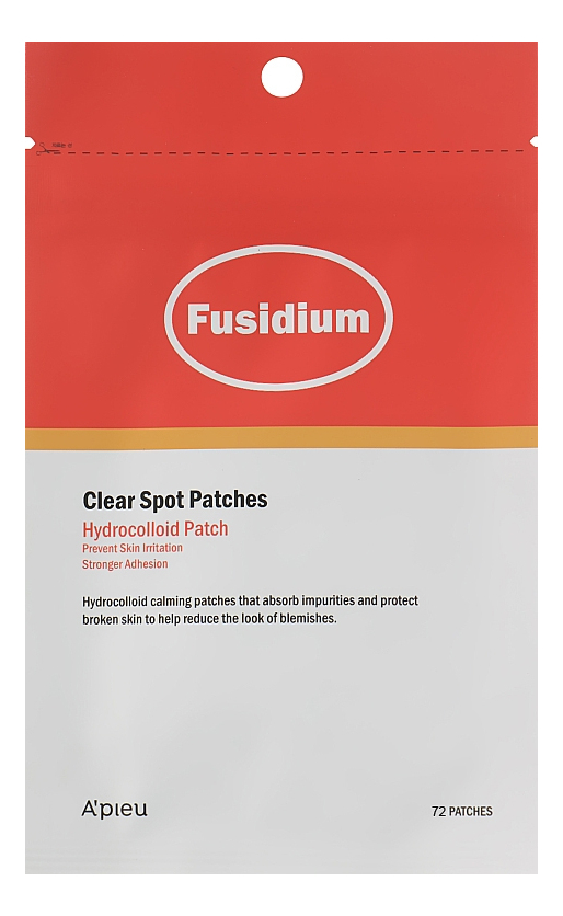 

Точечные патчи от акне Fusidium Clear Spot Patches 72шт