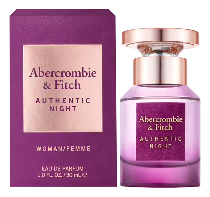 Authentic Night Woman: парфюмерная вода 30мл abercrombie