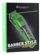 Dewal Машинка для стрижки волос Barber Style Neon 03-081 Green (6 насадок)