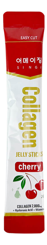 

Желе с соком вишни Collagen Cherry Jelly Stics 20г: Желе 1шт, Желе с соком вишни Collagen Cherry Jelly Stics 20г