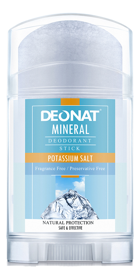 

Калиевый дезодорант-кристалл для тела Mineral Deodorant Stick 100г (без запаха)