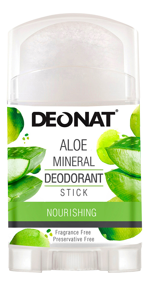 

Калиевый дезодорант-кристалл с соком алоэ вера Aloe Mineral Deodorant Stick 100г