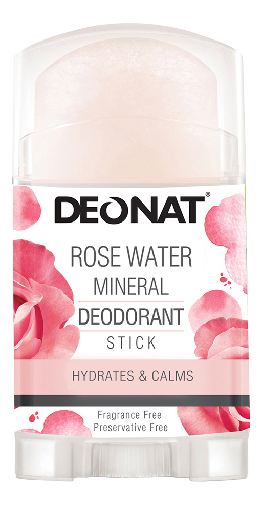 

Калиевый дезодорант-кристалл с экстрактом розы Rose Water Mineral Deodorant Stick 100г