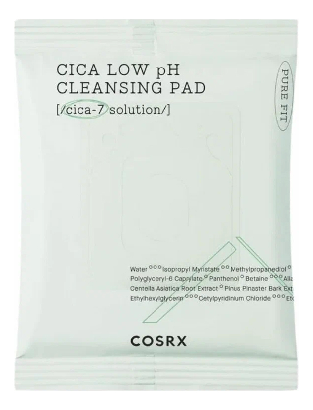 Очищающие пэды для лица Cica Low Ph Cleansing Pad 30шт