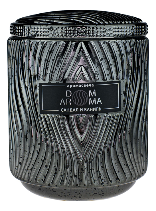 Ароматическая свеча Сандал и Ваниль: свеча 420г (деревянный фитиль)