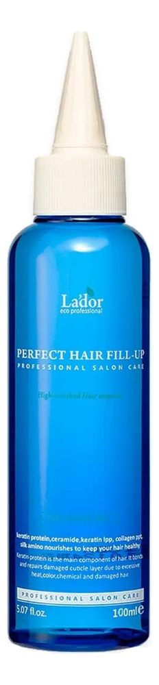 Филлер для восстановления волос Perfect Hair Fill-Up: Филлер 100мл концентрат для волос lador филлер для восстановления волос perfect hair fill up