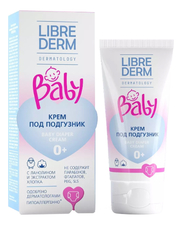 Librederm Крем под подгузник с ланолином и экстрактом хлопка Baby Diaper Cream 0+ 50мл