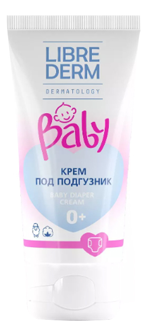 Крем под подгузник с ланолином и экстрактом хлопка Baby Diaper Cream 0+ 50мл крем для тела librederm крем под подгузник с ланолином и экстрактом хлопка baby diaper cream