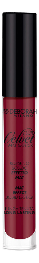Жидкая помада для губ матовая Fluid Velvet Mat Lipstick 4,5г: 16 Brick