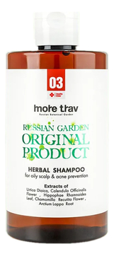 Фито-шампунь для жирной кожи головы и профилактики акне Herbal Shampoo No3 460мл