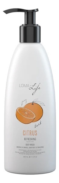 Цитрусовый гель для душа Life Citrus Body Wash 340мл