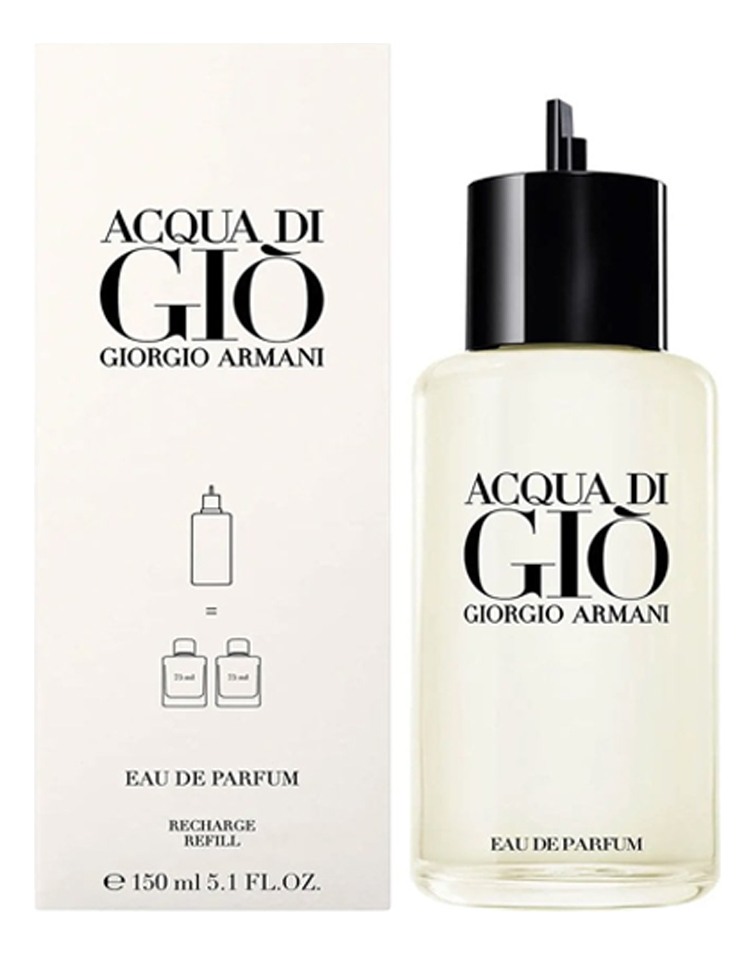 Acqua Di Gio Pour Homme Eau De Parfum: парфюмерная вода 150мл (запаска) elixir pour femme parfum