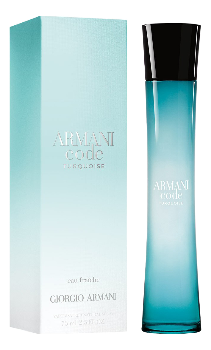 

Code Turquoise for Women: туалетная вода 75мл, Code Turquoise For Women