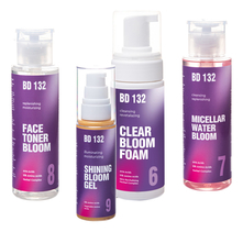 Beautydrugs Набор для лица Bloom (пенка 150мл + мицеллярная вода 200мл + тоник 200мл + увлажняющий гель 50мл)