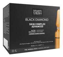MartiDerm Ампульная сыворотка для лица Black Diamond Skin Complex Advanced