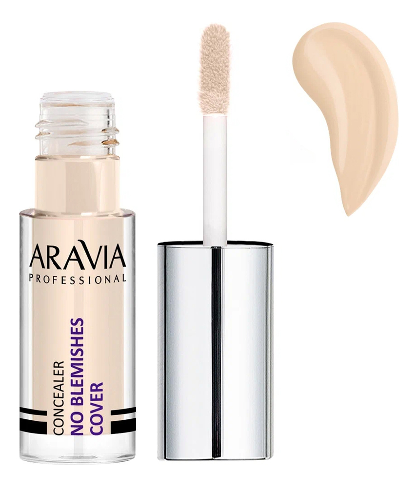 

Консилер для лица водостойкий Concealer No Blemish Cover 5мл: 02 светло-бежевый, Консилер для лица водостойкий Concealer No Blemish Cover 5мл