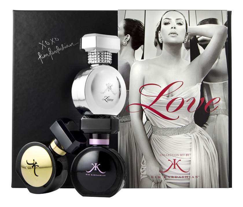 Set Love Collection: набор 3*30мл (Kim Kardashian + Love + Gold)