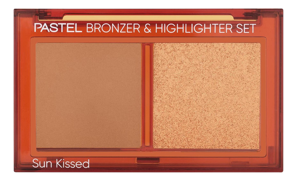 

Бронзер и хайлайтер Bronzer & Highlighter Set Sun Kissed 8,6г: 02 Tan Bronze & Heat Glow, Бронзер и хайлайтер Bronzer & Highlighter Set Sun Kissed 8,6г