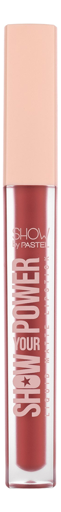 Жидкая матовая помада для губ Show Your Power Liquid Matte Lipstick 4,1г: 604 Fire