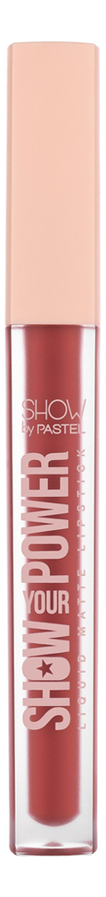 

Жидкая матовая помада для губ Show Your Power Liquid Matte Lipstick 4,1г: 604 Fire, Жидкая матовая помада для губ Show Your Power Liquid Matte Lipstick 4,1г