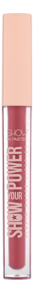 Жидкая матовая помада для губ Show Your Power Liquid Matte Lipstick 4,1г: 605 Starlet