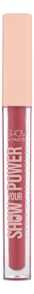 

Жидкая матовая помада для губ Show Your Power Liquid Matte Lipstick 4,1г: 605 Starlet, Жидкая матовая помада для губ Show Your Power Liquid Matte Lipstick 4,1г